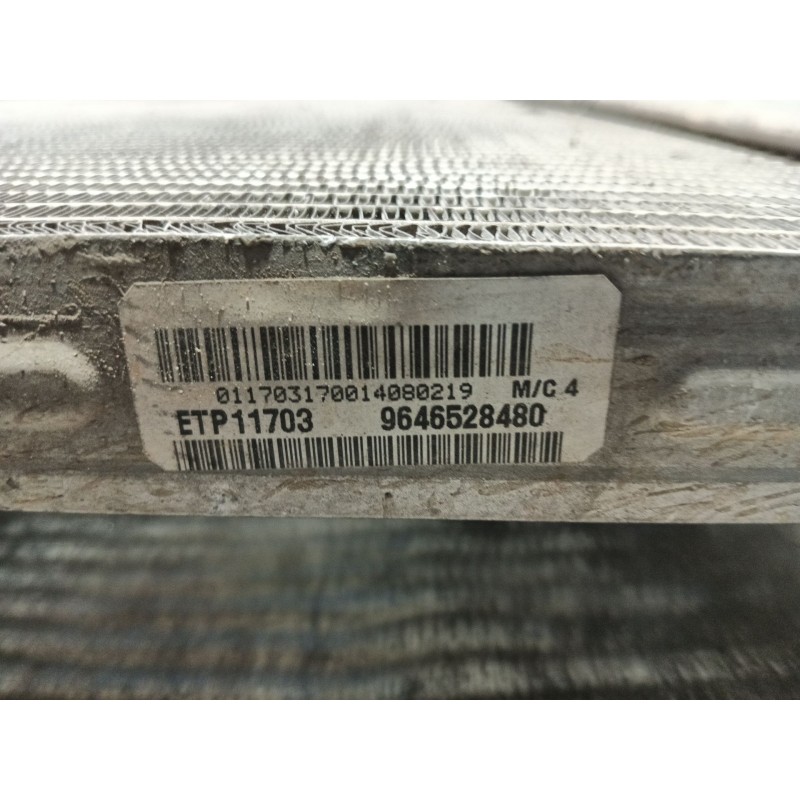 Recambio de radiador agua para peugeot partner (s2) combiespace referencia OEM IAM  9646528480 