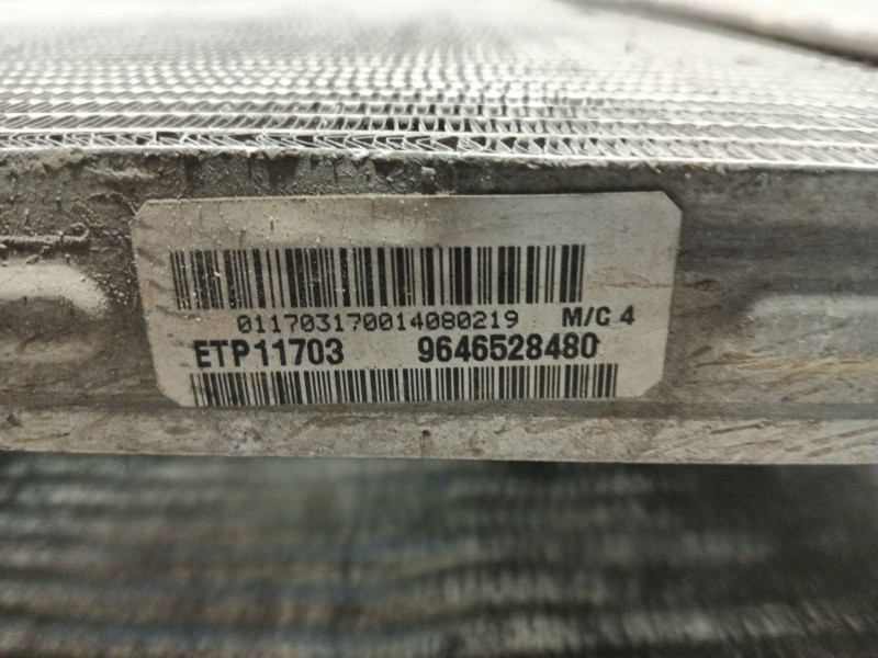 Recambio de radiador agua para peugeot partner (s2) combiespace referencia OEM IAM  9646528480 