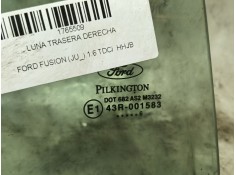 Recambio de luna trasera derecha para ford fusion (ju_) 1.6 tdci referencia OEM IAM 1214358 DOT682AS2M3232  2