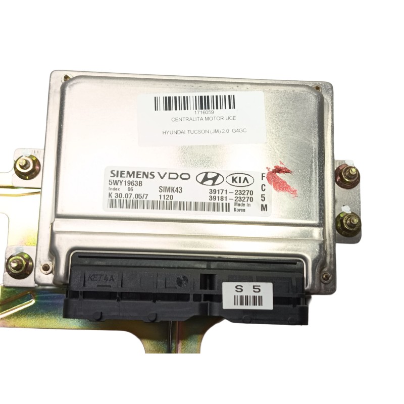 Recambio de centralita motor uce para hyundai tucson (jm) 2.0 referencia OEM IAM 3918123270 3917123270 