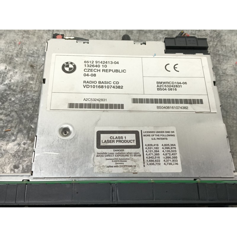Recambio de sistema audio / radio cd para bmw x3 (e83) xdrive 20 d referencia OEM IAM   