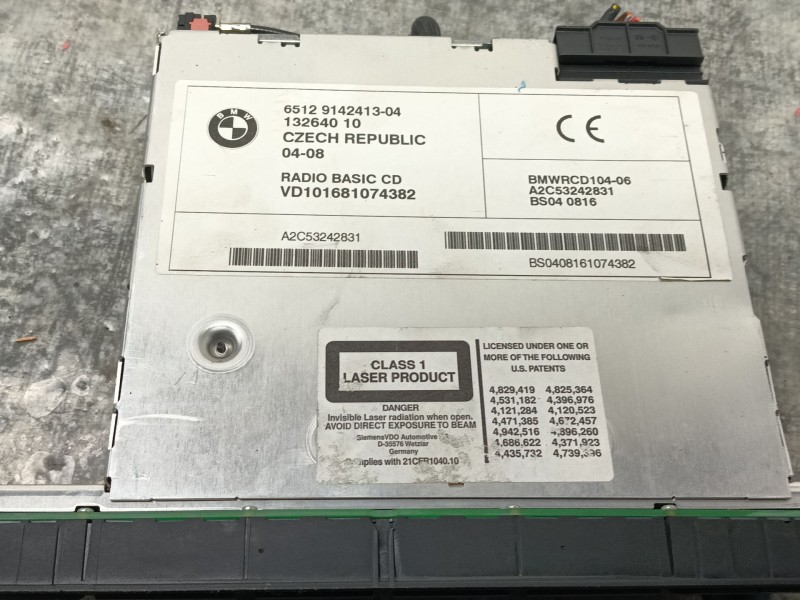 Recambio de sistema audio / radio cd para bmw x3 (e83) xdrive 20 d referencia OEM IAM   