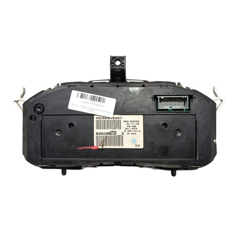 Recambio de cuadro instrumentos para renault megane ii berlina 5p authentique referencia OEM IAM 8200720313 8200399700C 