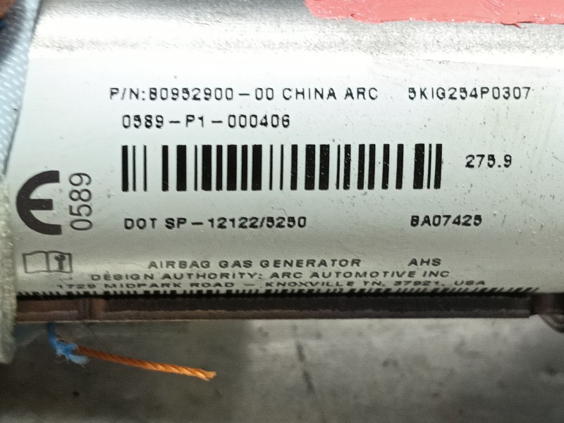 Recambio de airbag cortina delantero izquierdo para hyundai bayon (bc3) 1.2 mpi referencia OEM IAM   