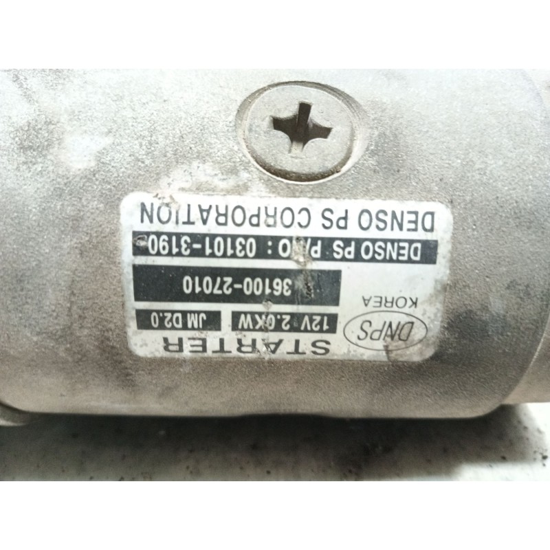 Recambio de motor arranque para hyundai tucson (jm) 2.0 crdi cat referencia OEM IAM   