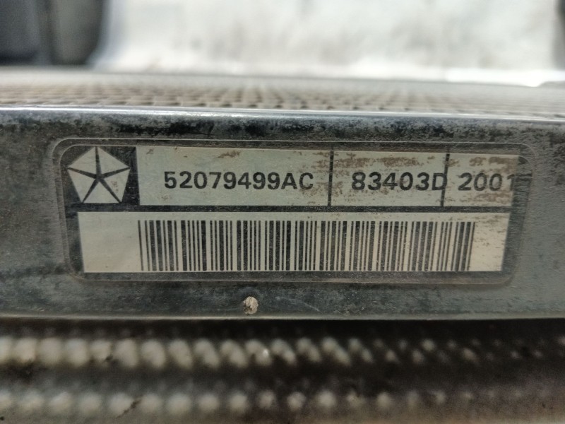 Recambio de intercooler para jeep gr.cherokee (wj/wg) 3.1 td laredo referencia OEM IAM 52079499AC  