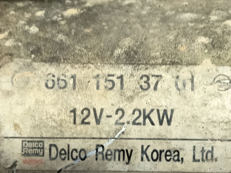 Recambio de motor arranque para ssangyong rexton 2.7 turbodiesel cat referencia OEM IAM   