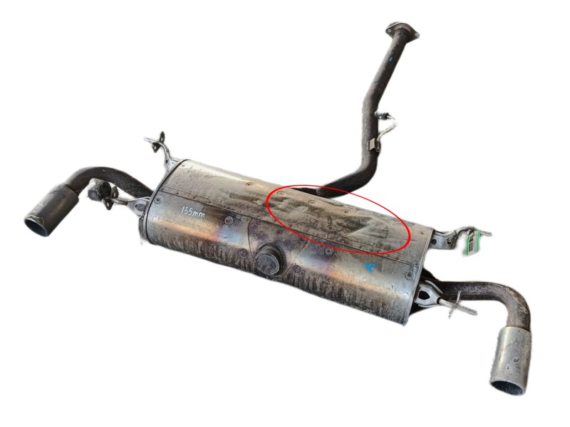 Recambio de tubo escape trasero para mazda rx-8 (se) limited edition (170kw) referencia OEM IAM N3H140100H  