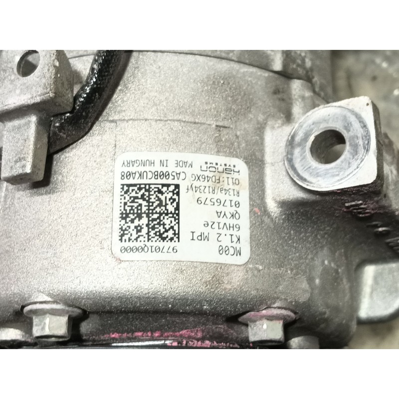 Recambio de compresor aire acondicionado para hyundai bayon (bc3) 1.2 mpi referencia OEM IAM   