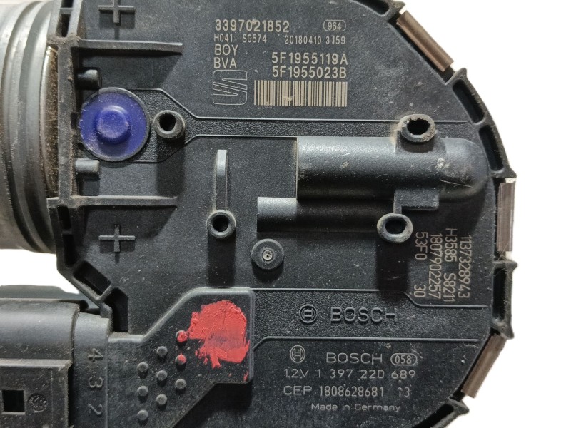 Recambio de motor limpia delantero para seat leon (5f1) 1.2 tsi referencia OEM IAM   