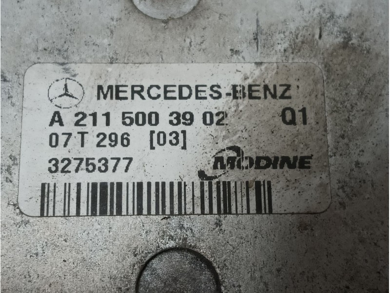 Recambio de intercooler para mercedes-benz cls (c219) cls 320 cdi (219.322) referencia OEM IAM  A2115003902 