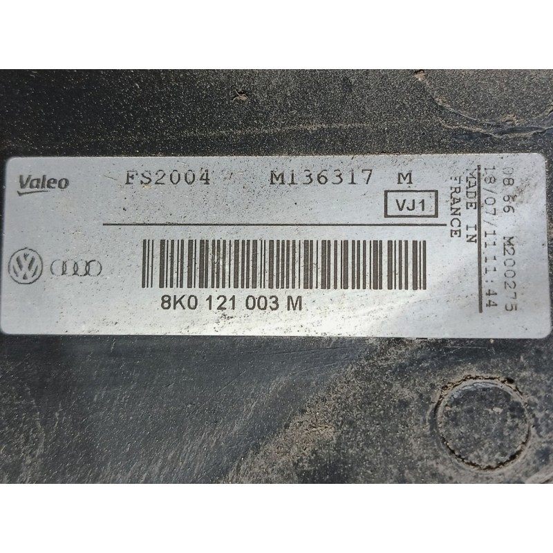 Recambio de electroventilador para audi a4 b8 (8k2) 2.0 tfsi referencia OEM IAM  8K0121003M 