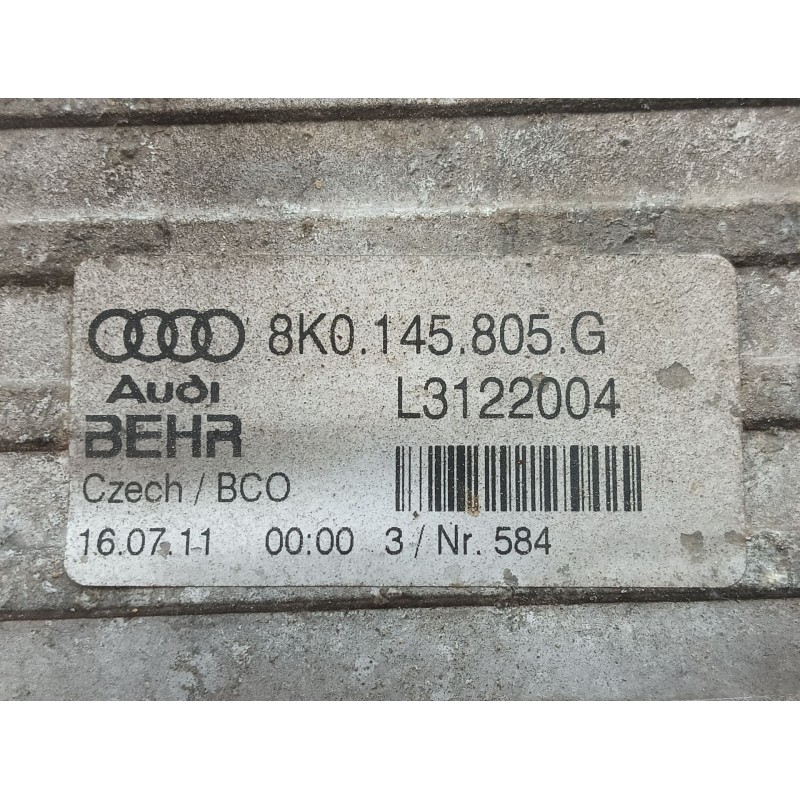 Recambio de intercooler para audi a4 b8 (8k2) 2.0 tfsi referencia OEM IAM  8K0145805G 
