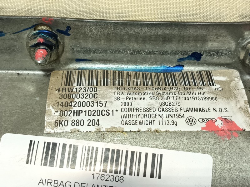 Recambio de airbag delantero derecho para seat ibiza ii (6k1) 1.4 i referencia OEM IAM 0  