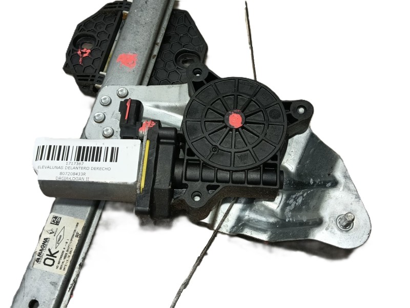 Recambio de elevalunas delantero derecho para dacia logan ii 1.5 dci referencia OEM IAM 807208433R  