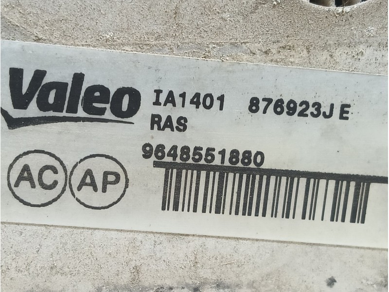 Recambio de intercooler para citroën c4 i (lc_) 1.6 hdi referencia OEM IAM  9648551880 