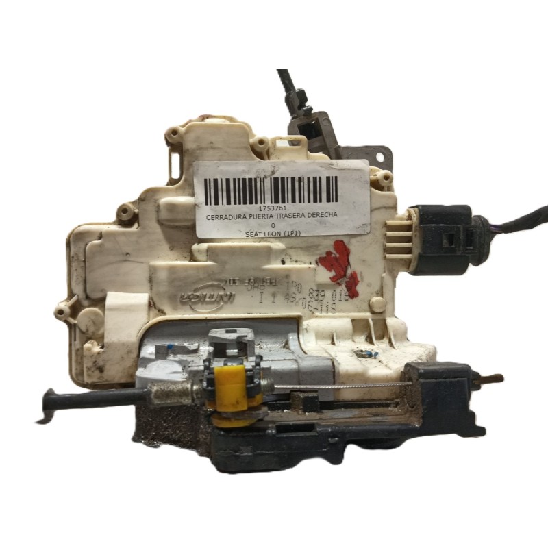 Recambio de cerradura puerta trasera derecha para seat leon (1p1) 1.9 tdi referencia OEM IAM 0  