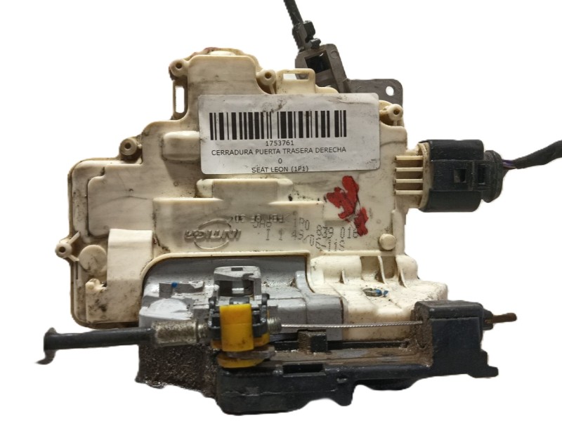 Recambio de cerradura puerta trasera derecha para seat leon (1p1) 1.9 tdi referencia OEM IAM 0  