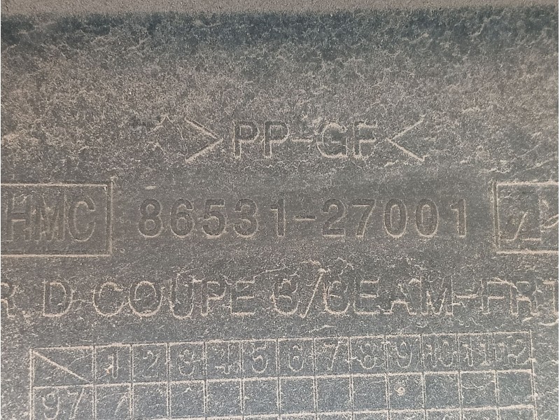 Recambio de refuerzo paragolpes delantero para hyundai coupe ii (gk) 1.6 16v referencia OEM IAM  8653127001 