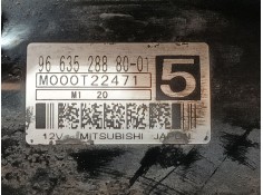 Recambio de motor arranque para citroën c3 collection referencia OEM IAM 5802EG M000T22471  2