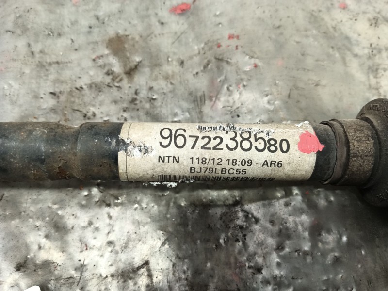 Recambio de transmision delantera izquierda para citroën c3 collection referencia OEM IAM 9801388580  