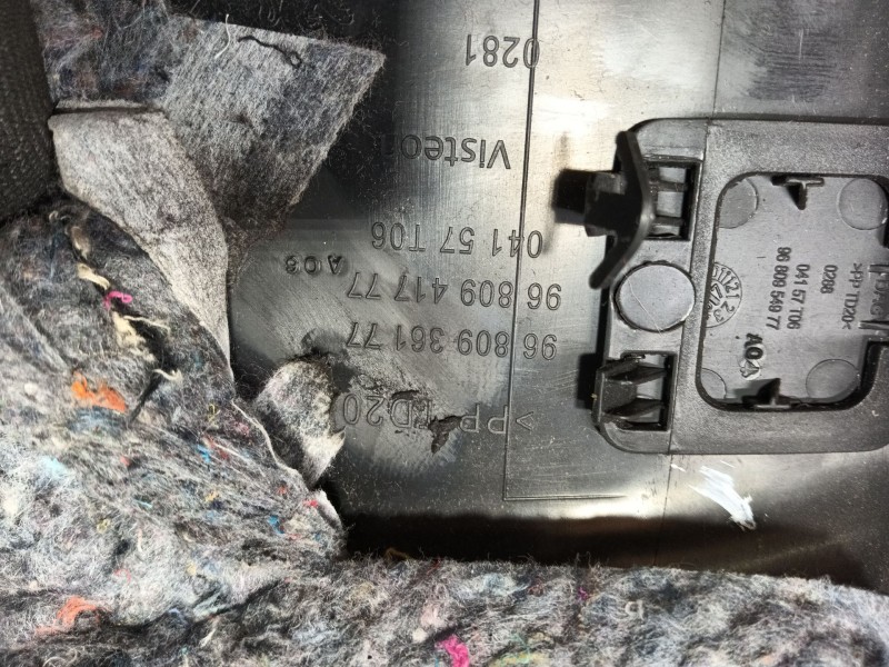 Recambio de guantera para citroën berlingo multispace (b9) 1.6 vti 95 referencia OEM IAM   