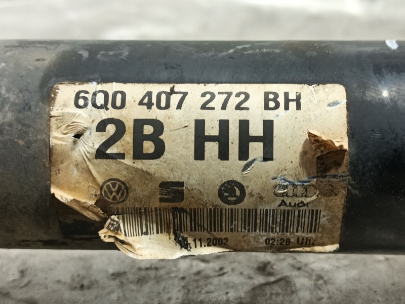 Recambio de transmision delantera derecha para skoda fabia i (6y2) 1.4 referencia OEM IAM  6Q0407272BH 