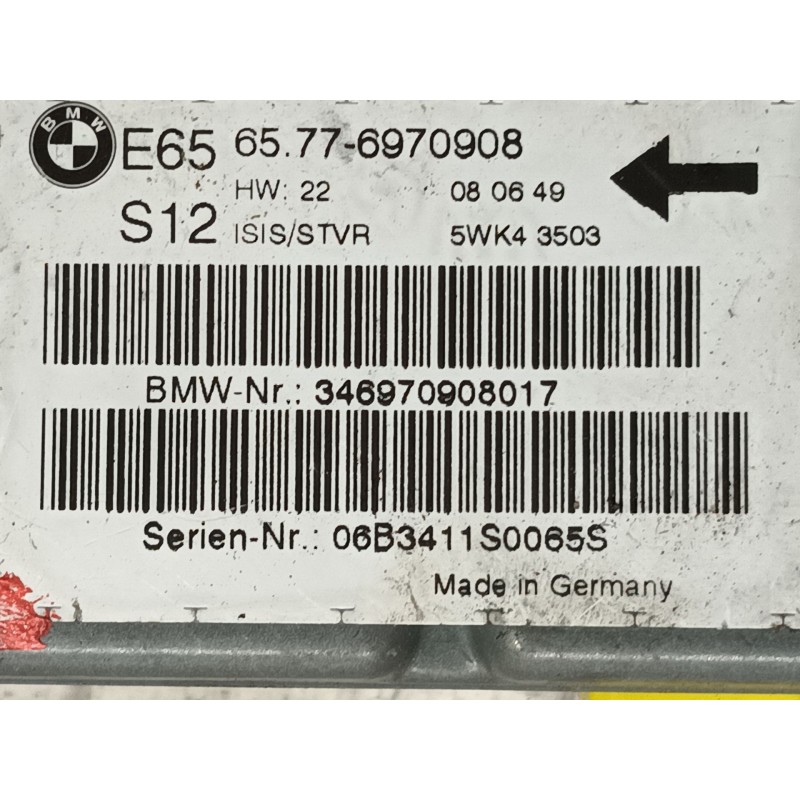Recambio de modulo electronico para bmw 7 (e65, e66, e67) 730 ld referencia OEM IAM   