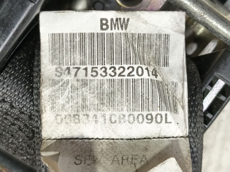 Recambio de cinturon seguridad trasero derecho para bmw 7 (e65, e66, e67) 730 ld referencia OEM IAM   
