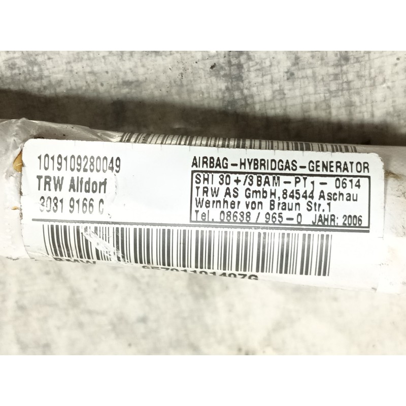 Recambio de airbag cortina delantero derecho para bmw 7 (e65, e66, e67) 730 ld referencia OEM IAM   