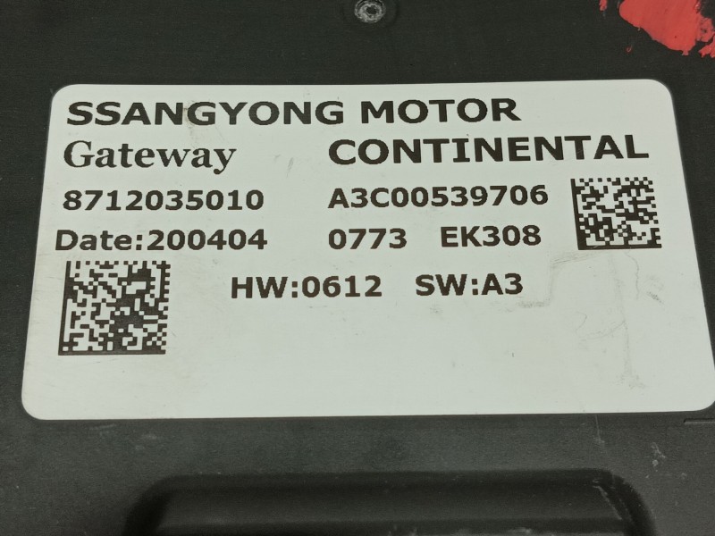 Recambio de modulo electronico para ssangyong tivoli grand 1.2 t-gdi referencia OEM IAM   