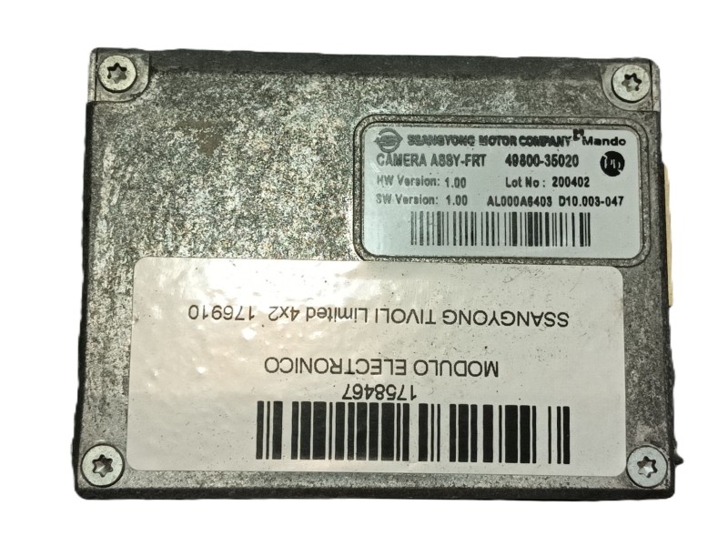 Recambio de modulo electronico para ssangyong tivoli grand 1.2 t-gdi referencia OEM IAM 4980035020 AL000A6403 