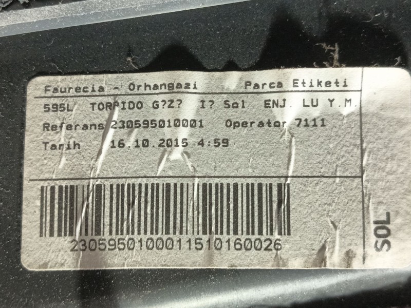 Recambio de guantera para toyota verso (_r2_) 1.6 d4-d (war20_) referencia OEM IAM 555500F050B0 230595010001 