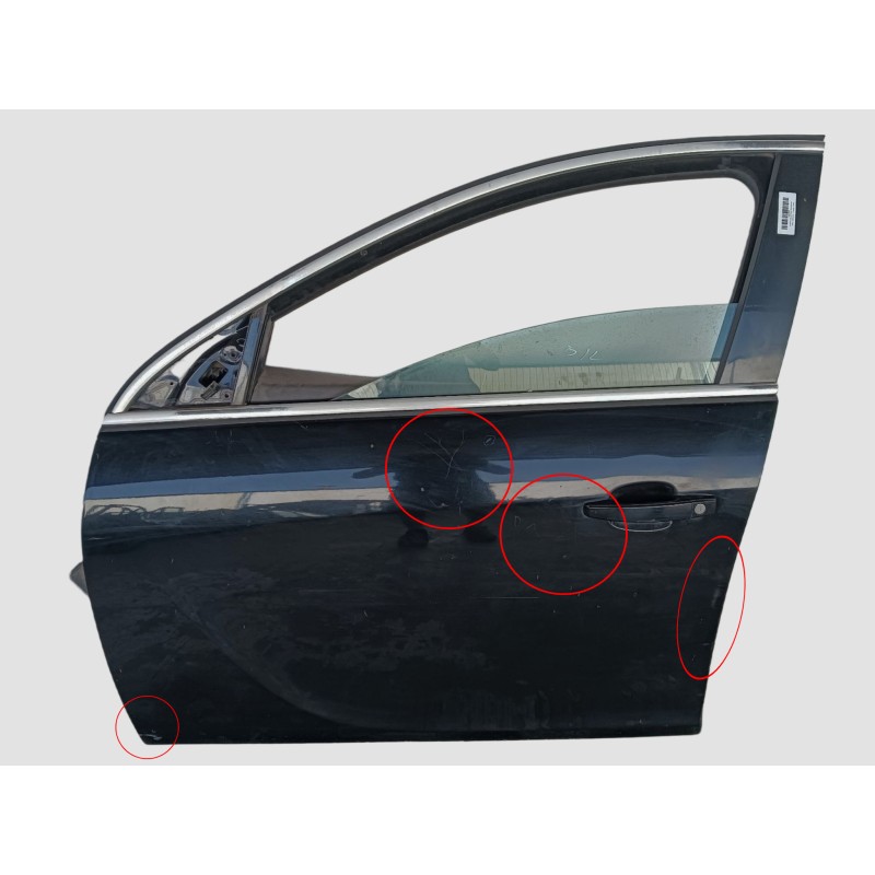 Recambio de puerta delantera izquierda para opel insignia a sedán (g09) 2.0 cdti (69) referencia OEM IAM COMPLETA  