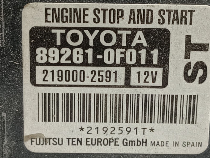 Recambio de modulo electronico para toyota verso (_r2_) 1.6 d4-d (war20_) referencia OEM IAM   
