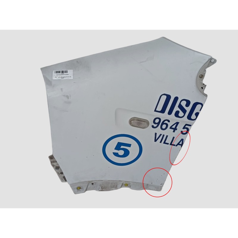 Recambio de aleta delantera izquierda para nissan interstar furgoneta (x70) dci 100 referencia OEM IAM 6311300QAD  
