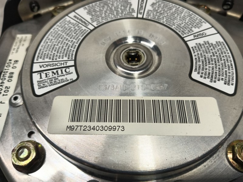 Recambio de airbag delantero izquierdo para audi a3 (8l1) 1.9 tdi referencia OEM IAM 0  