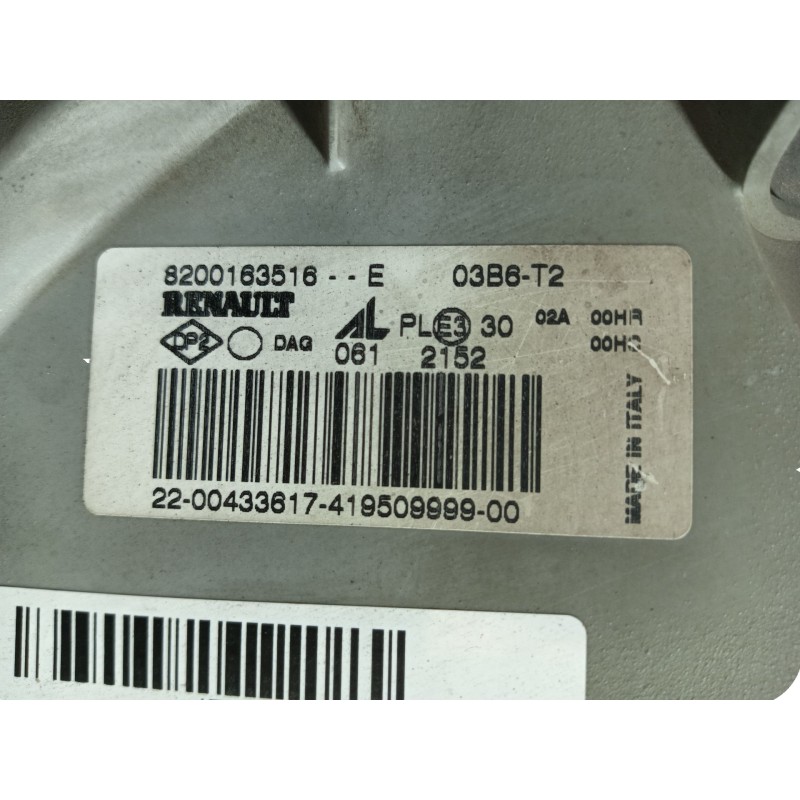 Recambio de faro izquierdo para nissan interstar furgoneta (x70) dci 100 referencia OEM IAM 8200163516 8200163516E 