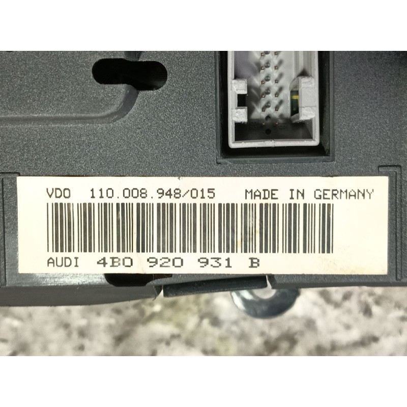 Recambio de cuadro instrumentos para audi a6 c5 (4b2) 2.5 tdi referencia OEM IAM 04B0920936PX 4B0920931B 