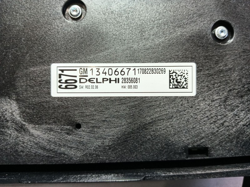 Recambio de mando multifuncion para opel astra j (p10) 1.7 cdti (68) referencia OEM IAM 13406671 13340410 