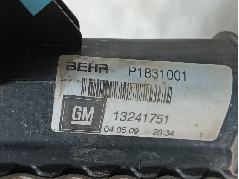 Recambio de intercooler para opel insignia a sedán (g09) 2.0 cdti (69) referencia OEM IAM  P1831001 