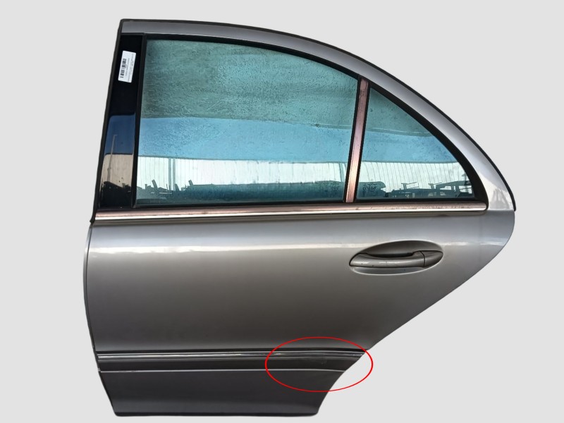 Recambio de puerta trasera izquierda para mercedes-benz clase c (w203) berlina 270 cdi (203.016) referencia OEM IAM COMPLETA  