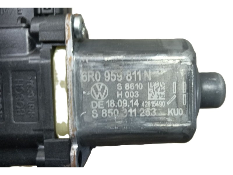 Recambio de elevalunas trasero derecho para volkswagen polo v (6r1, 6c1) 1.4 tdi referencia OEM IAM 6R0959811AAZ00  
