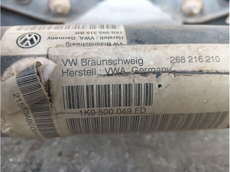 Recambio de puente trasero para volkswagen golf vi (5k1) advance referencia OEM IAM DISCO5TORNILLOS CUNA TRASERA CON MECANICA 