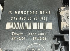 Recambio de modulo electronico para mercedes-benz cls (c219) cls 320 cdi (219.322) referencia OEM IAM A2198200226 2198200226  2