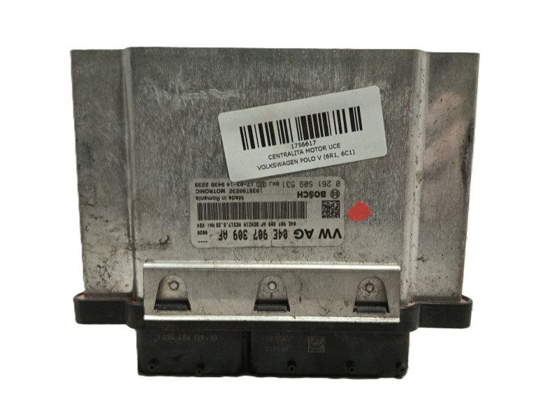 Recambio de centralita motor uce para volkswagen polo v (6r1, 6c1) 1.2 tsi 16v referencia OEM IAM   