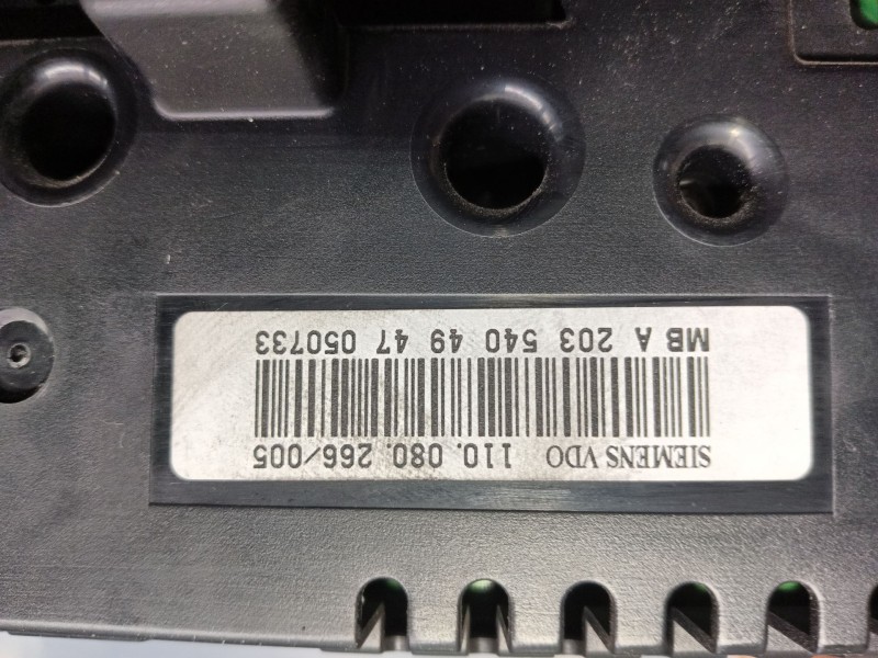 Recambio de cuadro instrumentos para mercedes-benz clase c (w203) berlina 270 cdi (203.016) referencia OEM IAM   