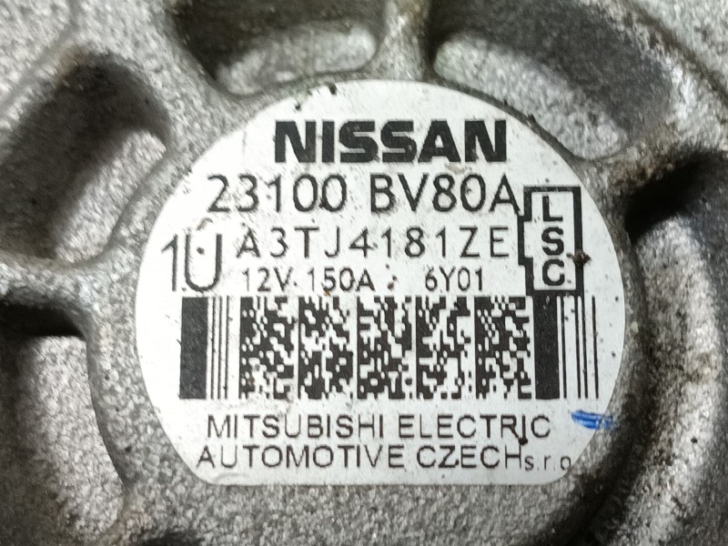 Recambio de alternador para nissan juke (f15) 1.2 dig-t referencia OEM IAM   