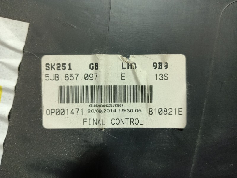 Recambio de guantera para seat toledo (kg3) reference referencia OEM IAM   