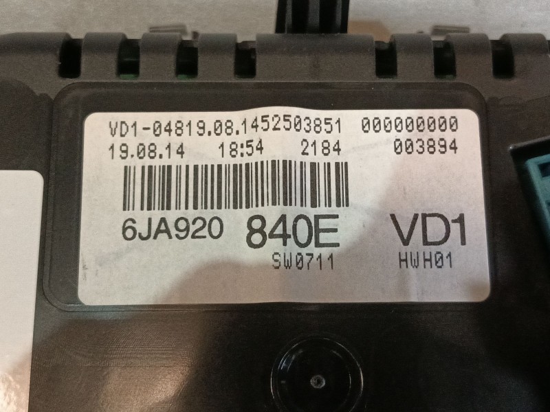 Recambio de cuadro instrumentos para seat toledo (kg3) reference referencia OEM IAM   